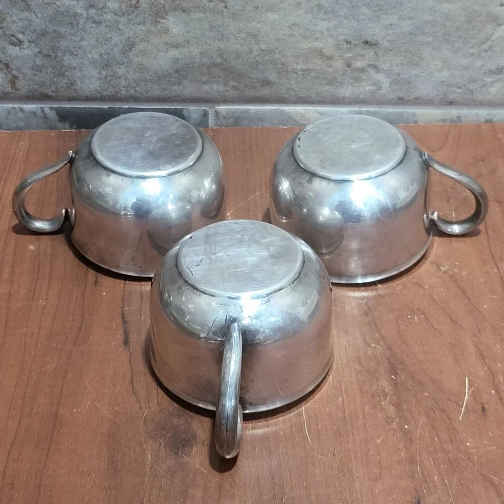 Vintage Oneida Silversmiths Cup Set of 3